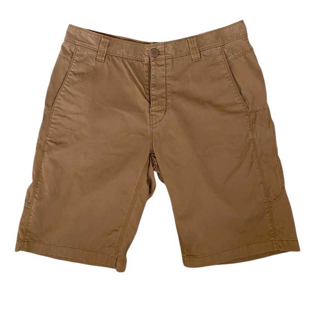 The North Face - Brown Button Fly Khaki Shorts - 12” inseam - Size Large